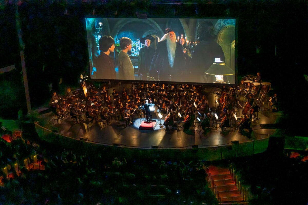 The Greensboro Symphony performs to Harry Potter and The Chamber of Secrets™ in June 2022.